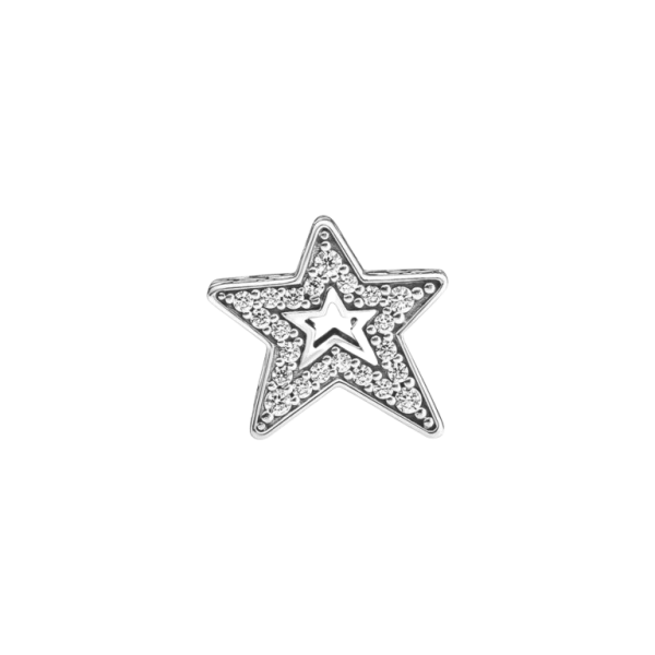 Charm Estrella Asimétrica Brillante