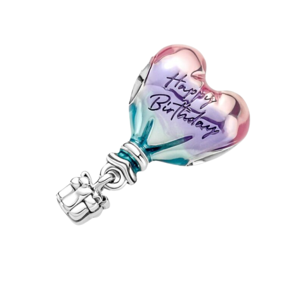 Charm Globo Aerostático Feliz Cumpleaños