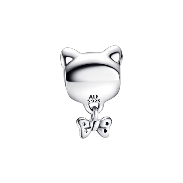Charm Mascota Gato y Lazo