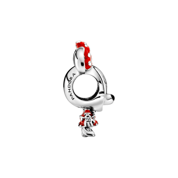 Charm Minnie Mouse con Vestido y Lazo de lunares de Disney