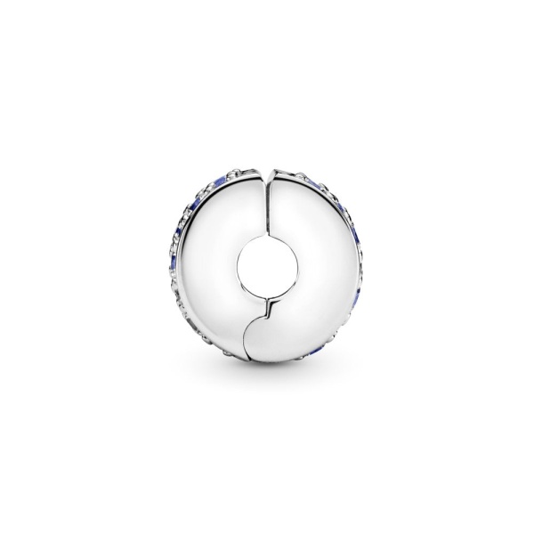 Charm de Clip Pavé Azul