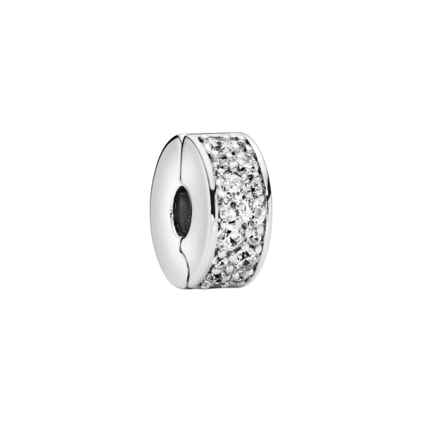 Charm de clip Pavé Transparente