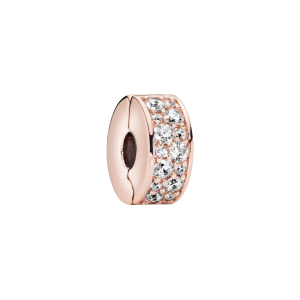 Charm de clip Pavé Transparente