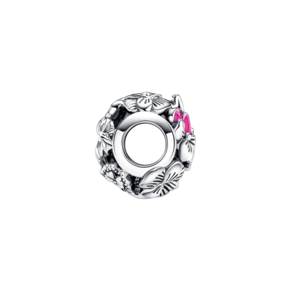 Charm de la Amistad con Flores Pensamiento