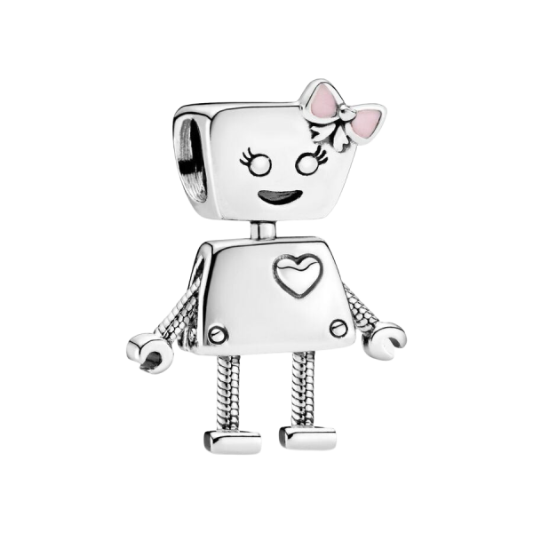 Charm en plata de ley Bella Bot