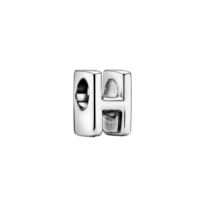 Charm en plata de ley Letra H