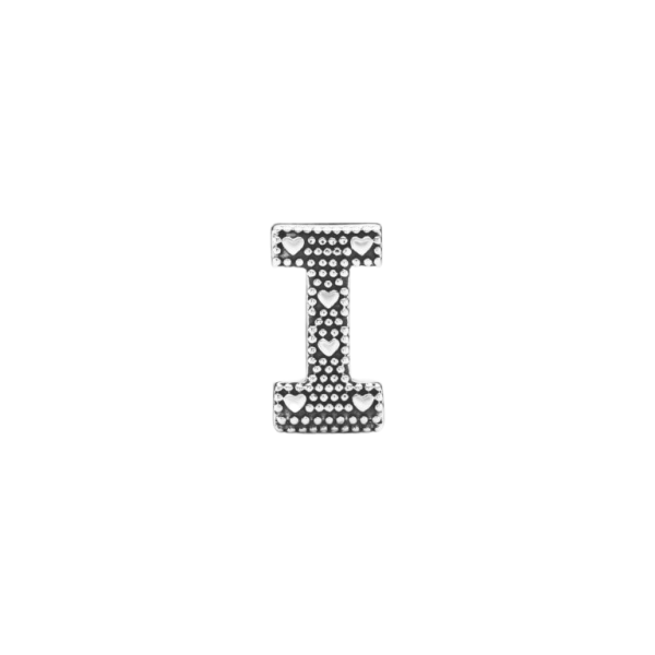 Charm en plata de ley Letra I