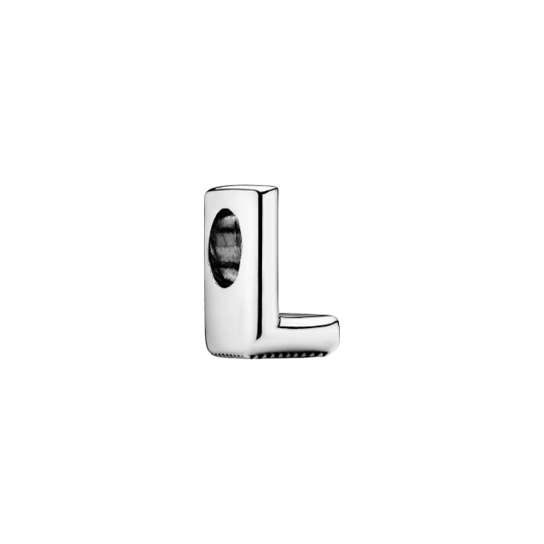 Charm en plata de ley Letra L