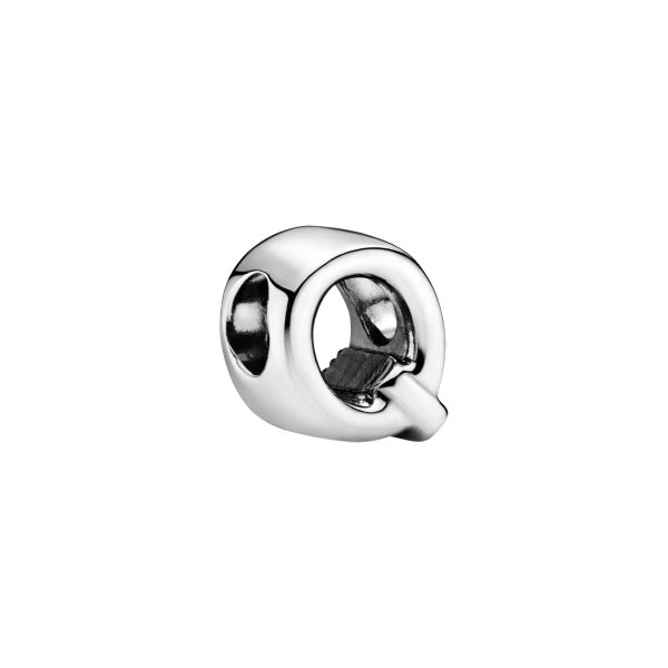 Charm en plata de ley Letra Q