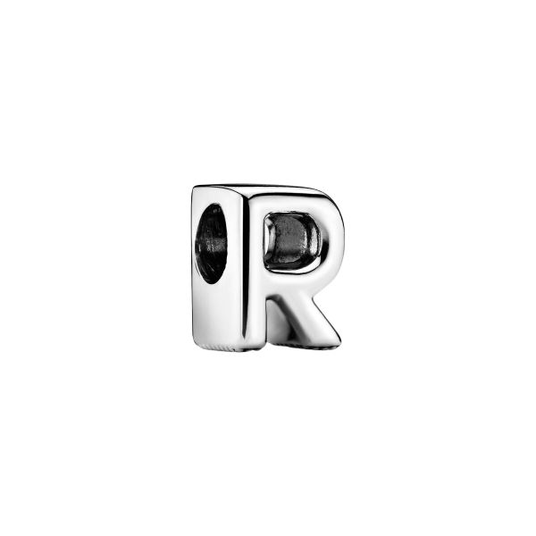 Charm en plata de ley Letra R