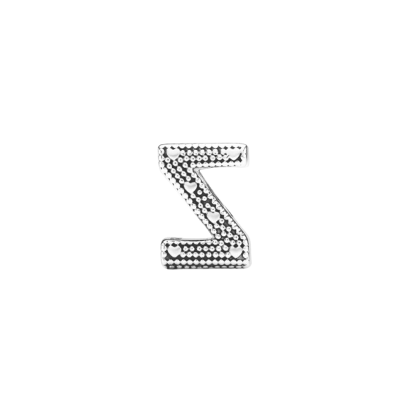 Charm en plata de ley Letra Z