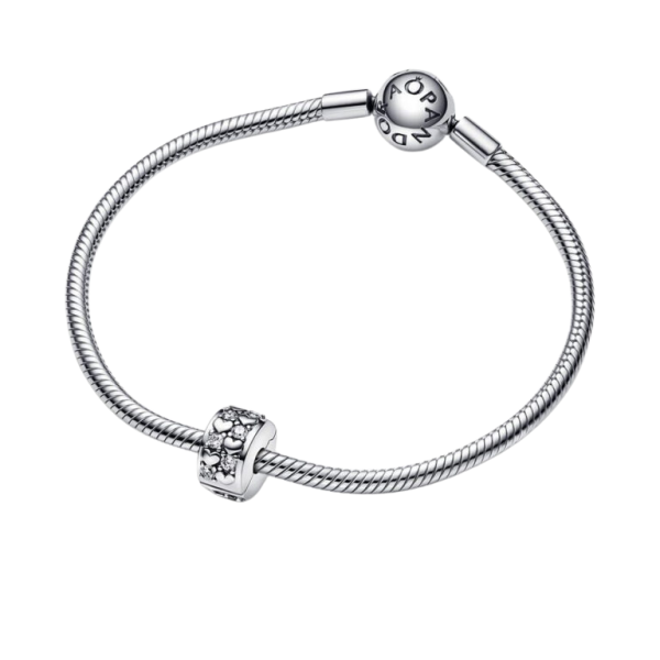 Clip Corazones Infinitos Brillantes