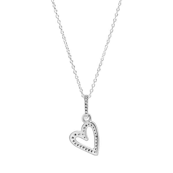 Collar Corazones Brillantes
