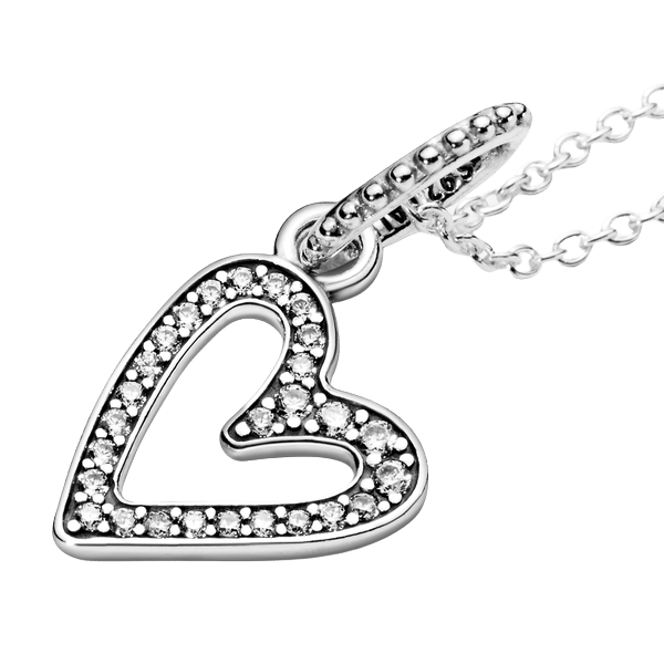 Collar Corazones Brillantes