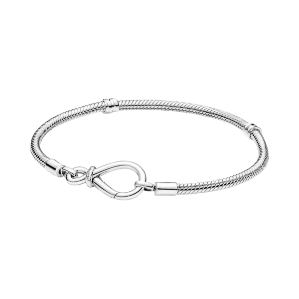 Pulsera Cadena de Serpiente Nudo Infinito