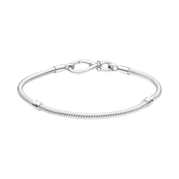 Pulsera Cadena de Serpiente Nudo Infinito