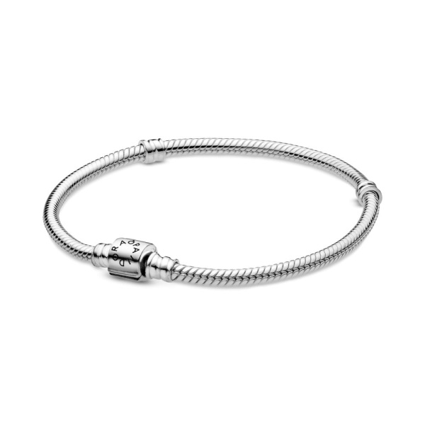 Pulsera Diseño Cola de Ratón con Cierre de Barril Moments de Pandora