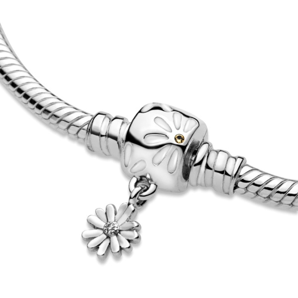 Pulsera Diseño Cola de Ratón con Cierre de Margaritas Moments de Pandora