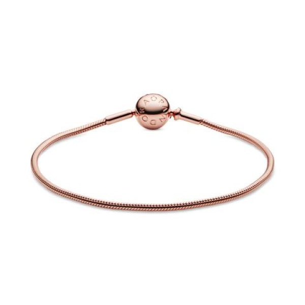 Pulsera Diseño Cadena de Serpiente de Pandora Moments en oro rosa