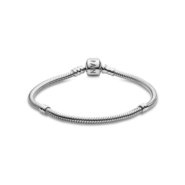 Pulsera de plata de ley y cierre PANDORA en plata de ley