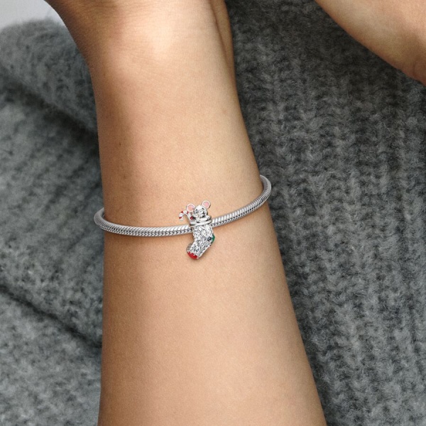 Charm Ratón y Calcetín