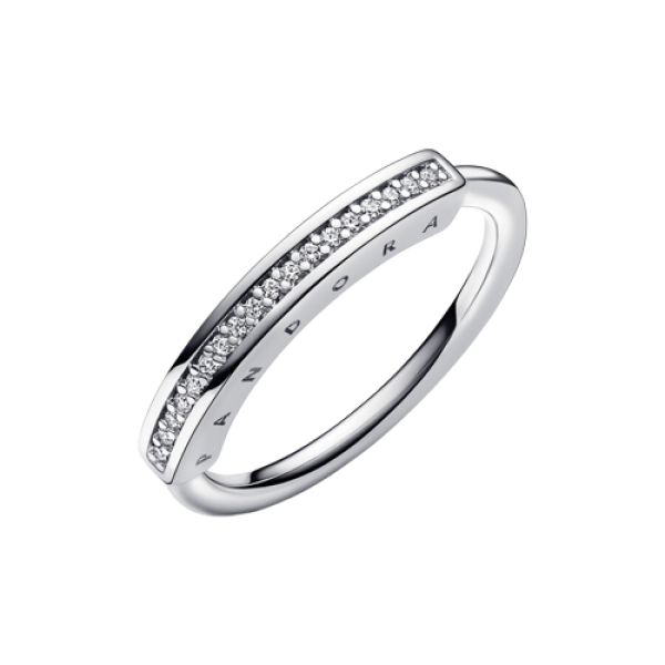 Anillo Pandora Signature I-D Pavé