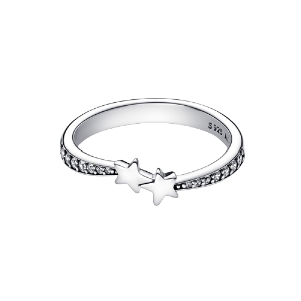 Anillo Brillante Estrella Fugaz