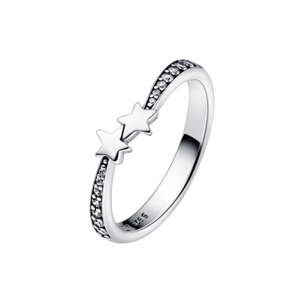 Anillo Brillante Estrella Fugaz