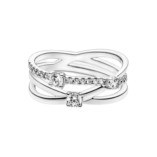 Anillo Triple Alianza Brillante