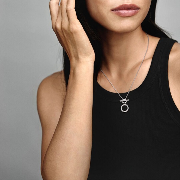 Collar en T Doble Aro