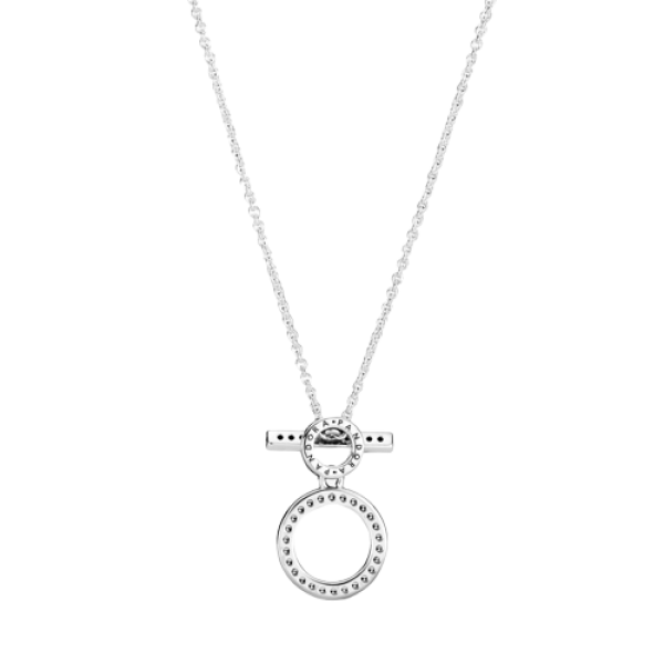 Collar en T Doble Aro