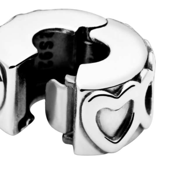 Charm de Clip Alianza de Corazones