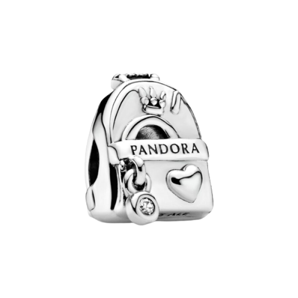 Charm en plata de ley Mochila Aventurera