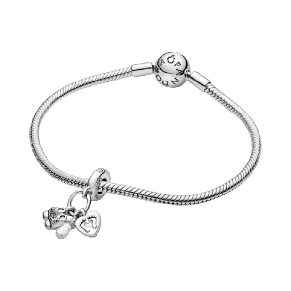 Charm colgante en plata de ley Mi Bebé