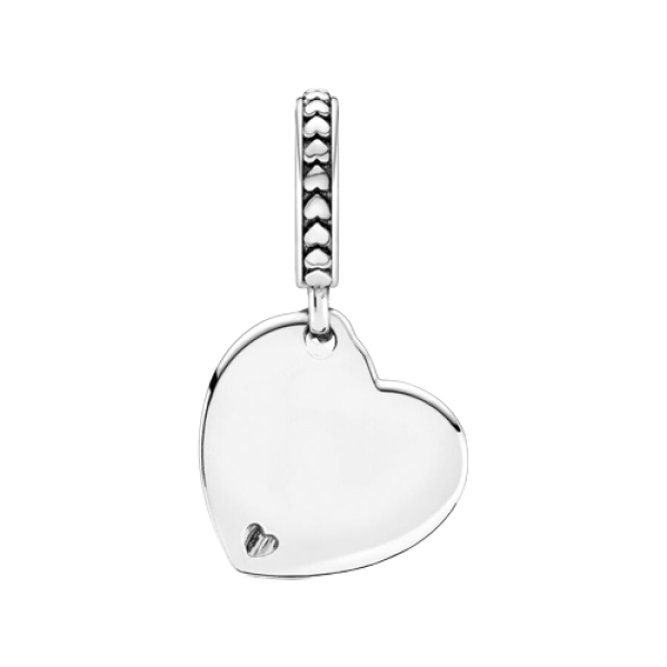 Colgante de corazón de árbol genealógico de dos tonos
