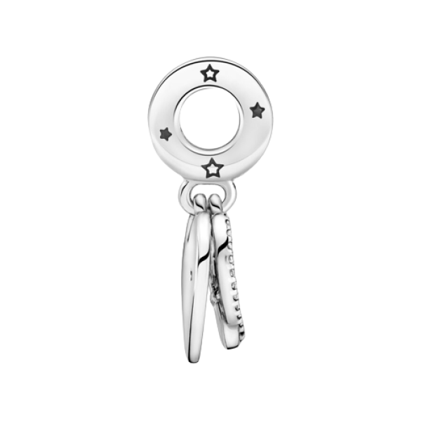 Charm Colgante Gatos y Corazones