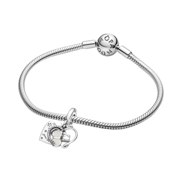 Charm Colgante Gatos y Corazones