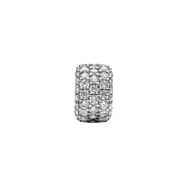 Charm Triple Fila Brillante en Pavé