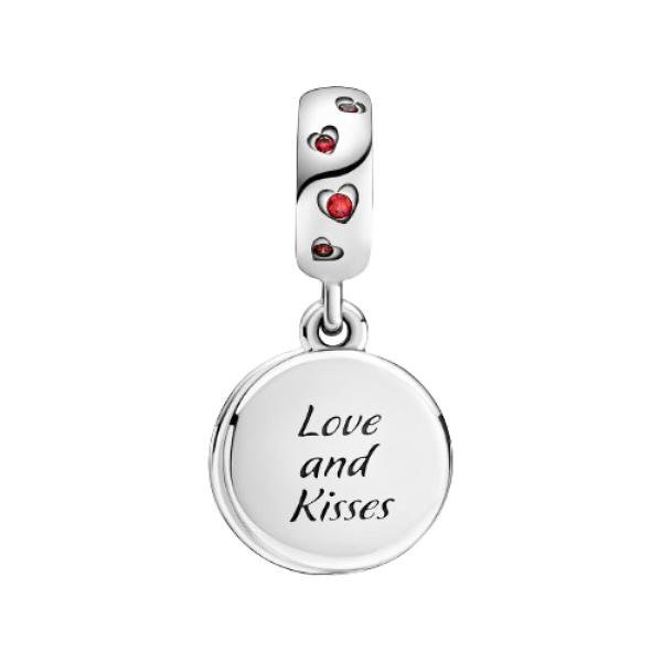 Charm Colgante Amor y Besos de Mickey Mouse & Minnie Mouse de Disney