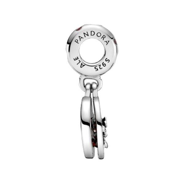 Charm Colgante Amor y Besos de Mickey Mouse & Minnie Mouse de Disney