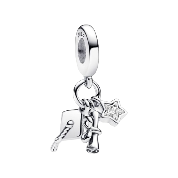 Charm Colgante Triple Graduación 2024