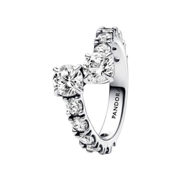Anillo Banda Brillante Superpuesta