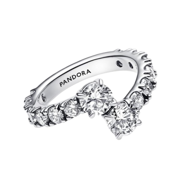 Anillo Banda Brillante Superpuesta