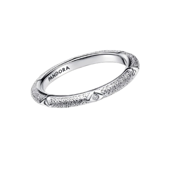 Anillo Pandora ME Textura y Gemas