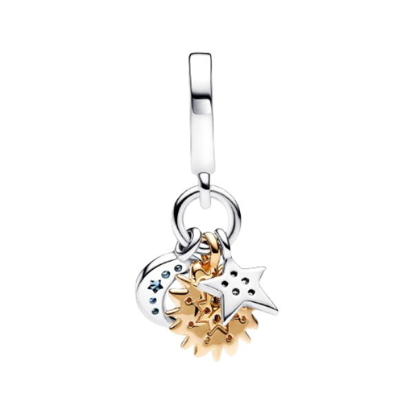 Charm Colgante Triple Celestial