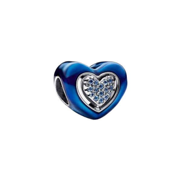 Charm Corazón Giratorio Azu