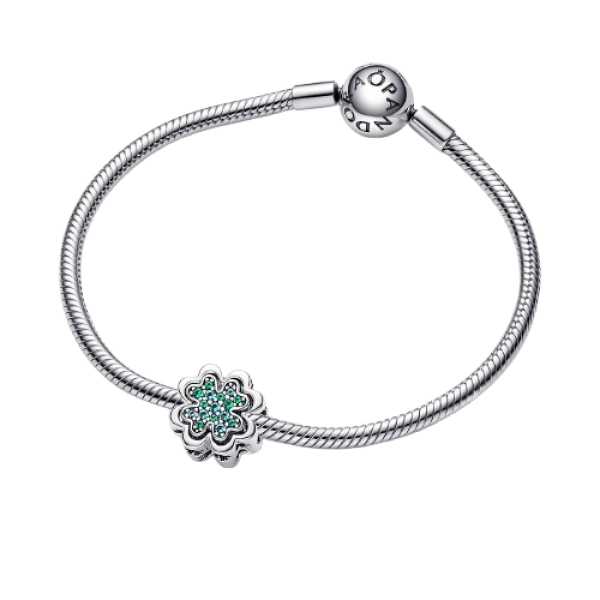 Charm Divisible Trébol de Cuatro Hojas