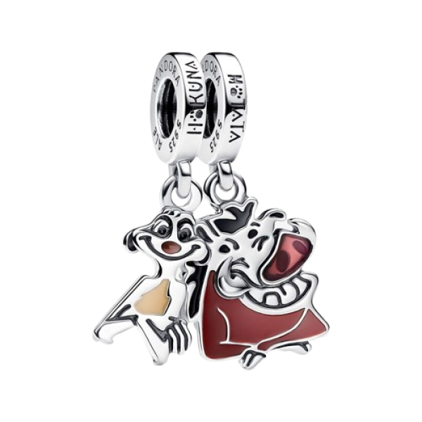 Charm Colgante Divisible Timón y Pumba El Rey León de Disney