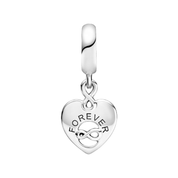 Charm Colgante Corazón Amigos Para Siempre
