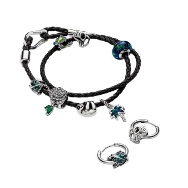 Charm Hojas de Monstera Verdes